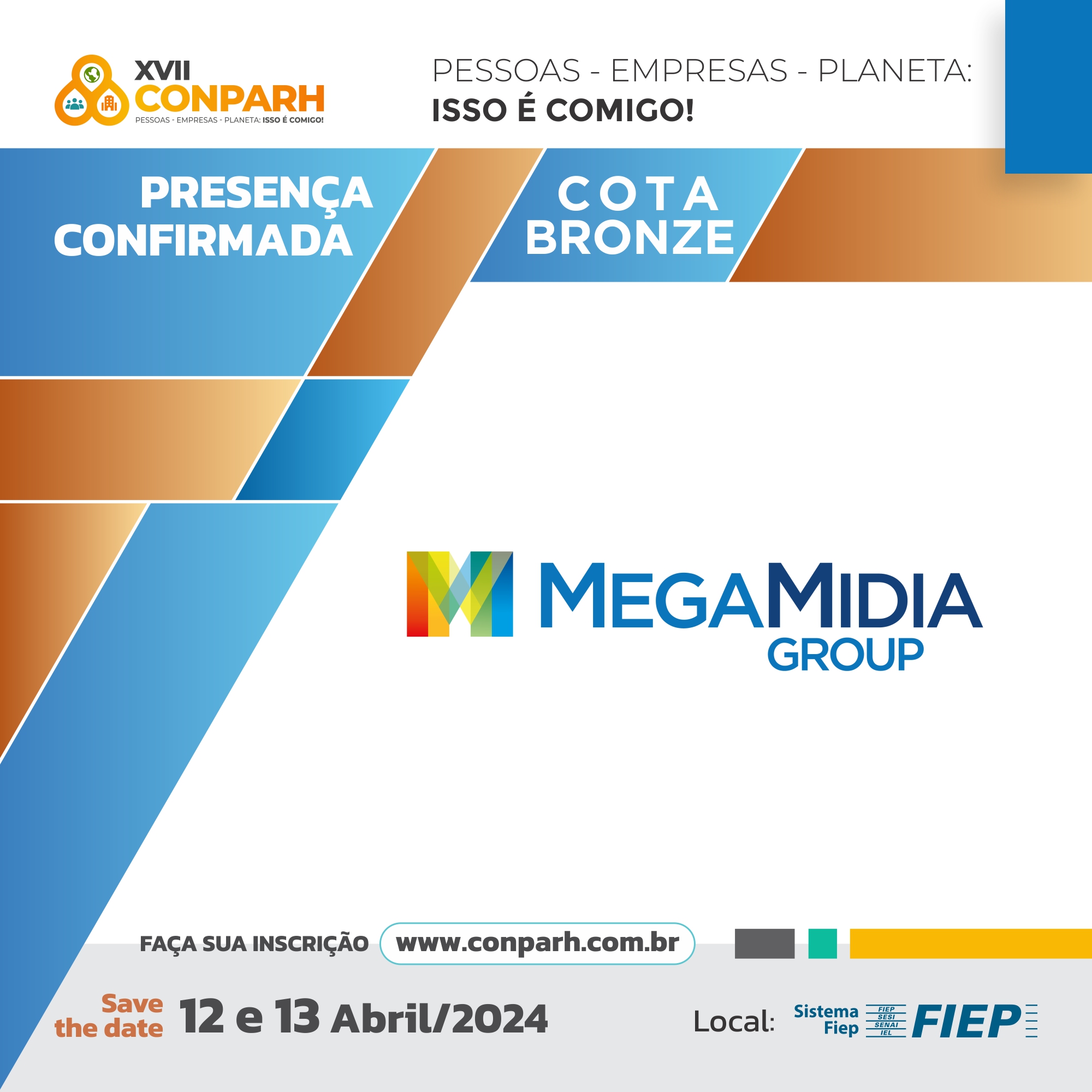 Megamídia Group é patrocinadora do XVII CONPARH